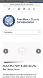 Mobile Screenshot of palmbeachbar.org